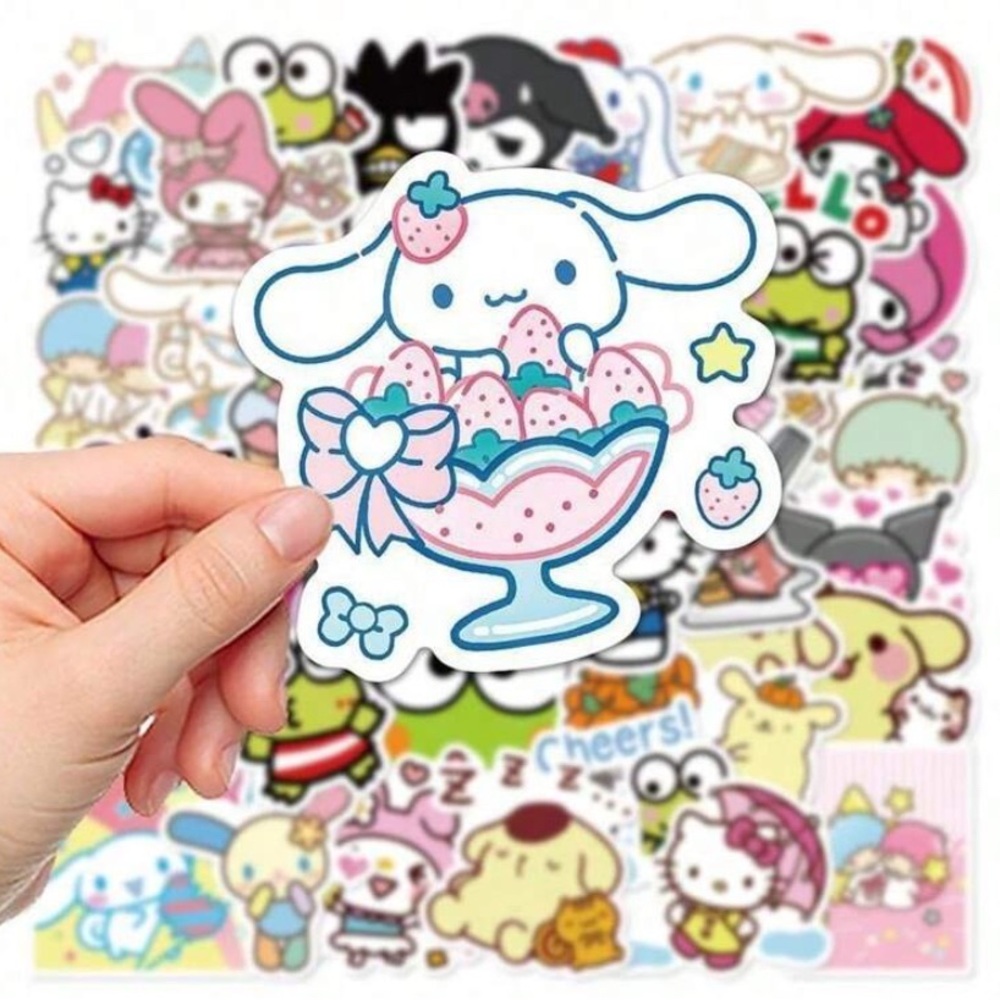 Random Sanrio sticker pack of 10
